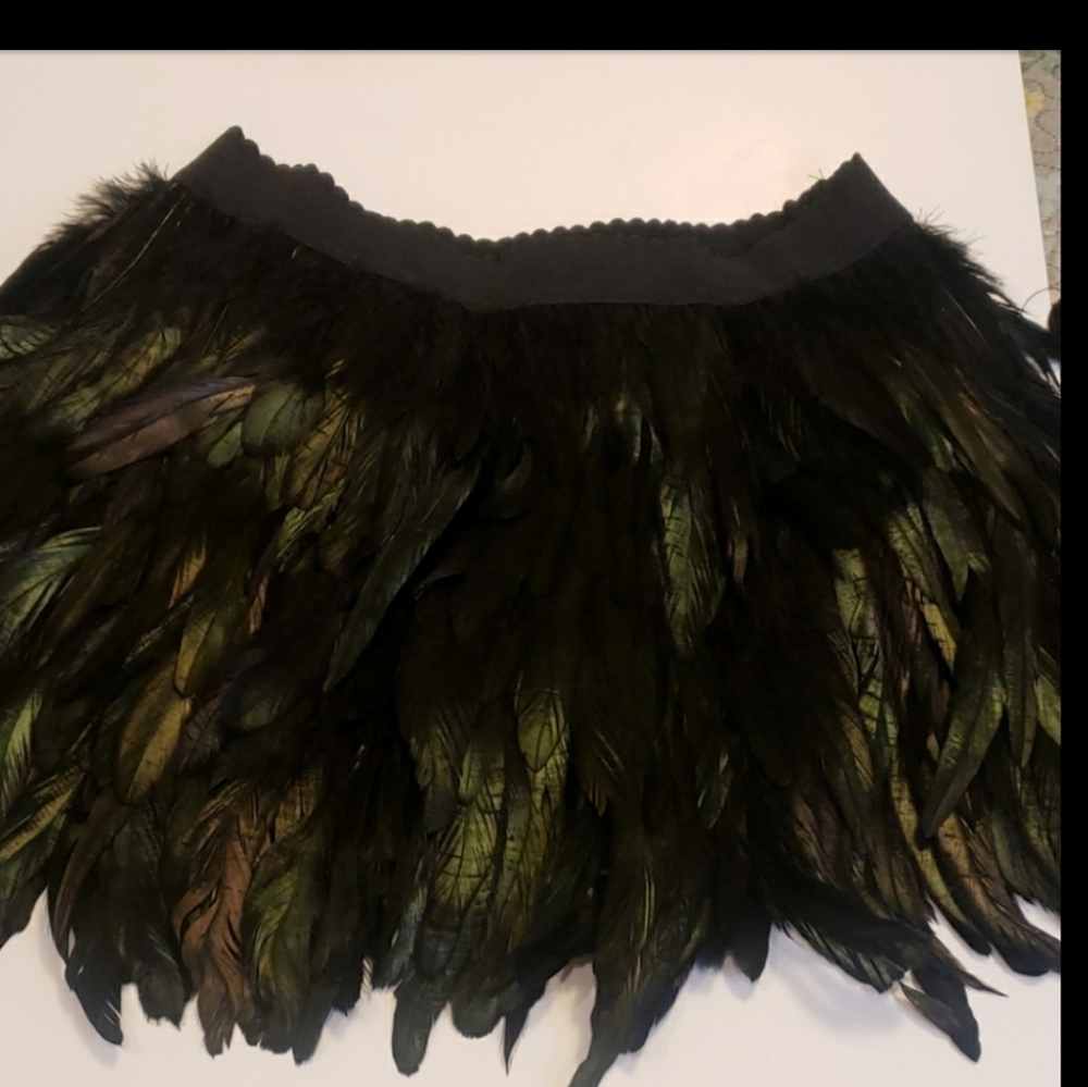 Culture Feather Mini Skirt